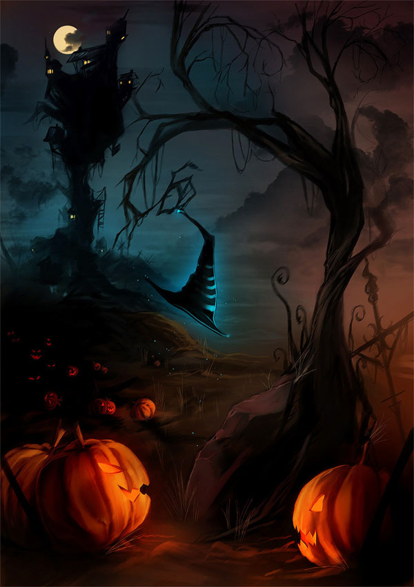 haldig6 20 Superb Examples of Halloween Themed Digital Art